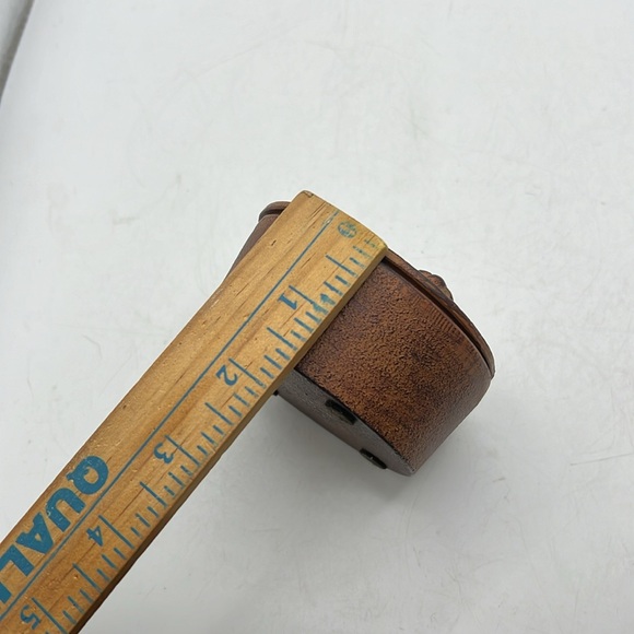 Vintage Round Clay Stone Trinket Jewelry Box Container Storage Art Decor - Picture 15 of 15